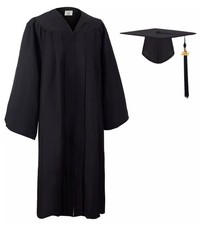 GradClassical Graduation Black