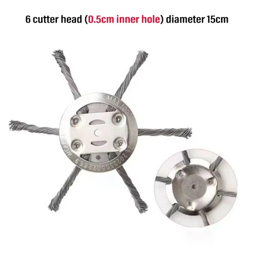 Grass strimmer head trimmer - 6",