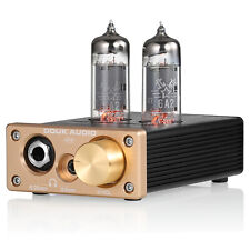 Compact Tube Headphone Amplifier Stereo Valve Preamp Desktop Amp for Headsets