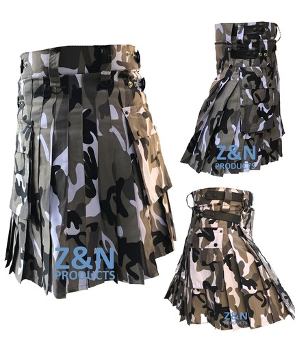 Urban camouflage leather - urban,