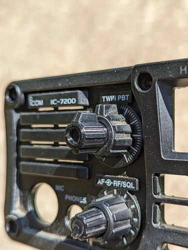 Icom ic7200 twin - twin, knob