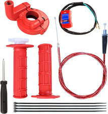 22mm 7/8 Mini Bike Handle Grips Throttle Cable Assembly for Coleman CT100U CC...