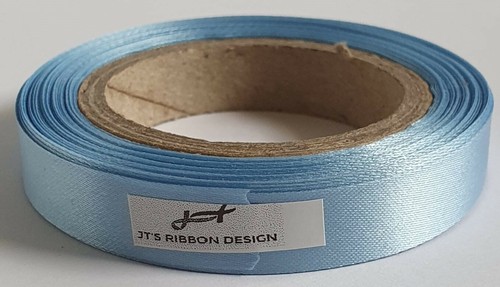 Claret blue satin ribbon - claret,