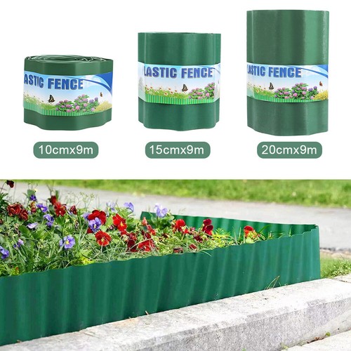 Plastic flexible lawn edging - plastic,