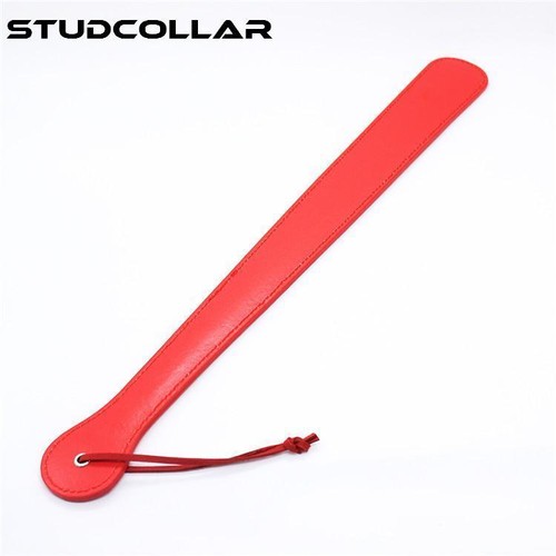 Studcollar spanker black red - studcollar-spanker,