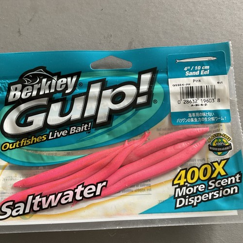 Berkley gulp sand eel - eel, pink