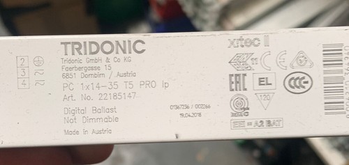 Tridonic pc1x14 35t5prolp - tridonic, pc1x14-35t5prolp
