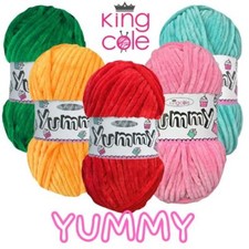 ❤  King Cole YUMMY 100g Chunky Super Soft Knitting Yarn Baby Wool Crochet UK ❤