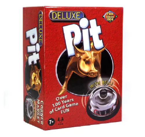 Pit deluxe bell card game - pit,