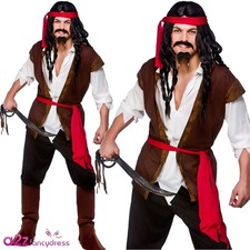 Mens Caribbean Pirate Costume