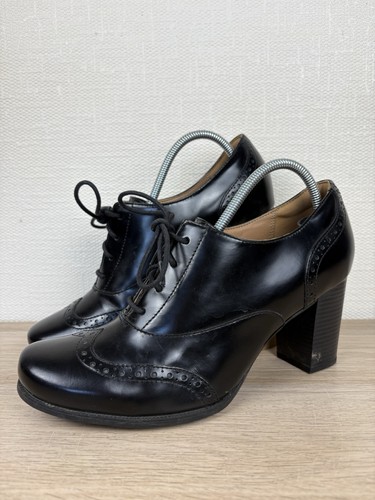 Clarks women black leather - women’s,