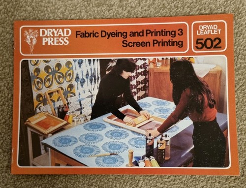 Vintage dryad press leaflet - leaflet, no