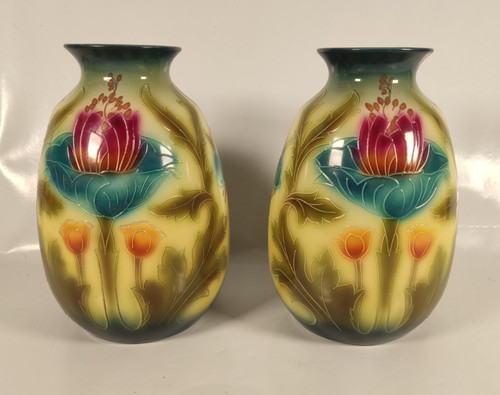 Pair antique royal bonn - pair, of