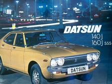 The Datsun 140J 160J SSS Car Models Sales Info Brochure 1975