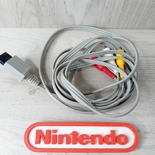NINTENDO WII TELEVISION AV LEAD - NINTENDO WII LEAD - GAMING RETRO CABLE