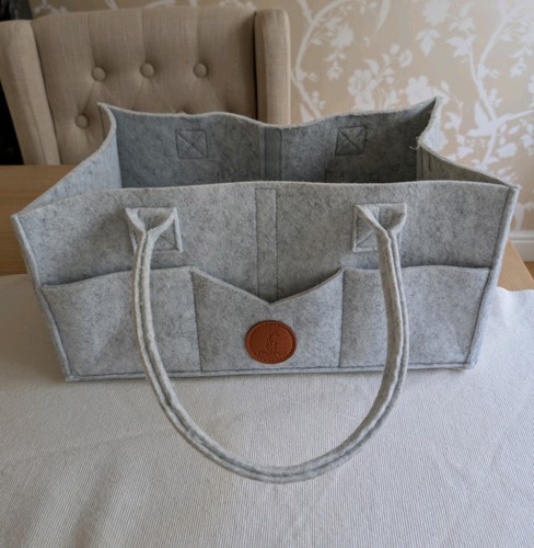 Maliton grey nappy caddy - caddy, with