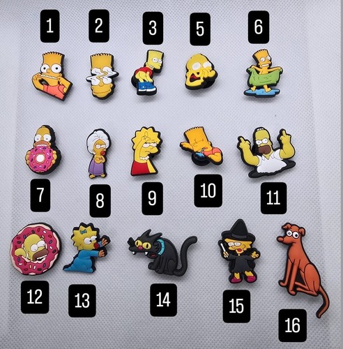 The simpsons shoe charm - simpsons,