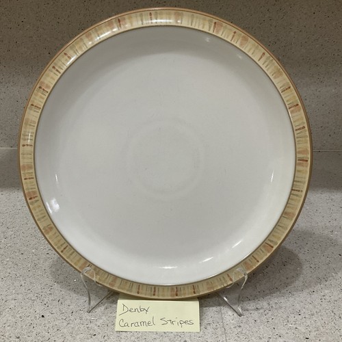 Denby caramel stripes dinner - caramel,