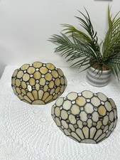 Pair Of Tiffany Style Wall