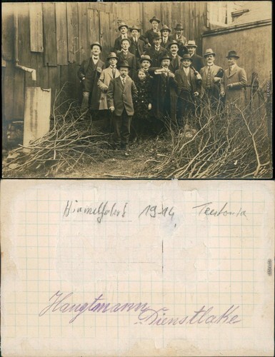 Postcard group photo - , ascension