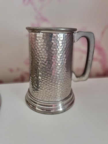 Lion pewter glass bottom - pewter,