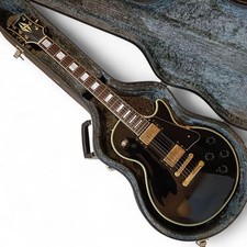 Orville Les Paul Custom LPC-75 Made 1998 Black Electric Guitar W/Hard Case