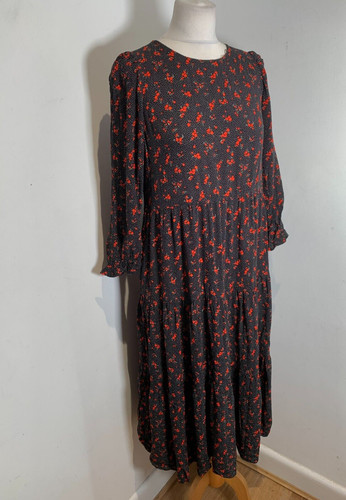 Zara maxi midi tiered dress - zara,
