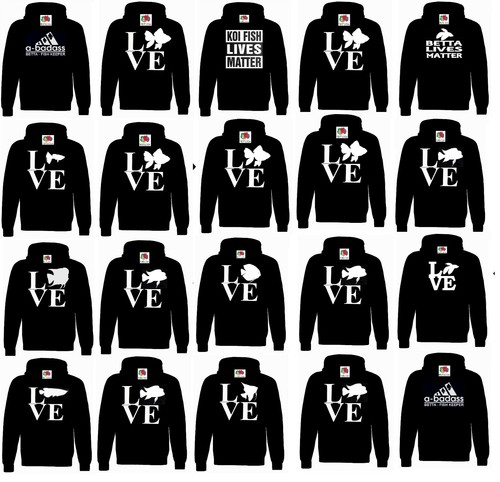 Fish hoody frontosa guppy koi - guppy,