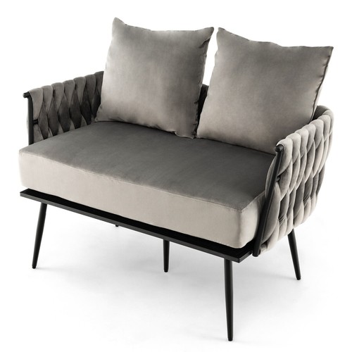 Seater velvet sofa loveseat - 2,