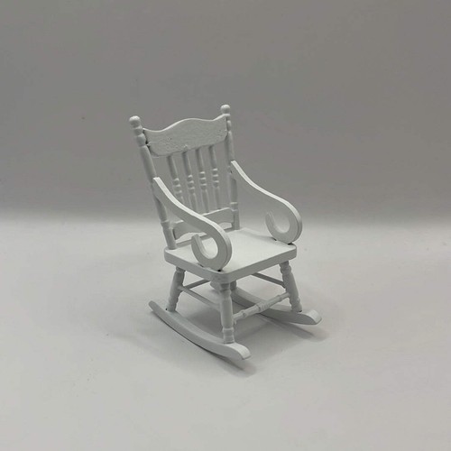 Dolls house white rocking - dolls,