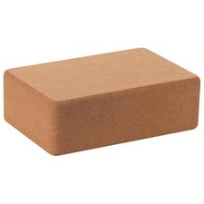 Cork YOGA & PILATES Block, ANTI-SLIP Exercise Brick, Home FITNESS Equipment