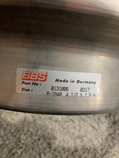 Genuine BBS Motorsport R-TA40 4 1/2x15 Diahes  New- All Straight-never Fitted