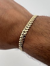 9ct Solid Gold Cuban Bracelet