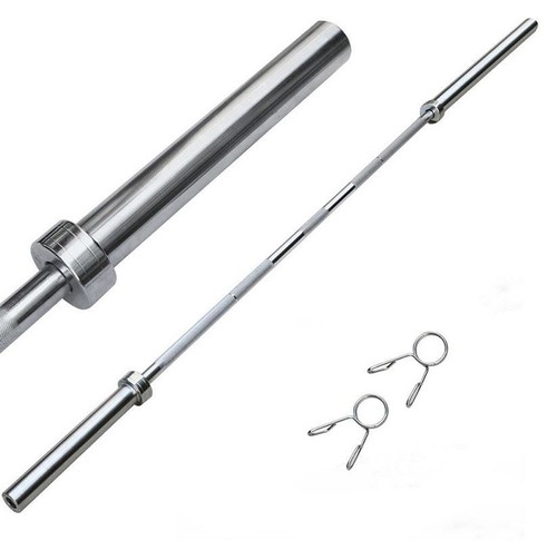 Strongway 7ft bar and weights - bar,