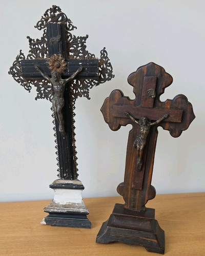 Antique french crucifixes one - antique, .one