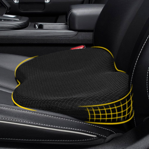Wedge car seat - car, cushion,