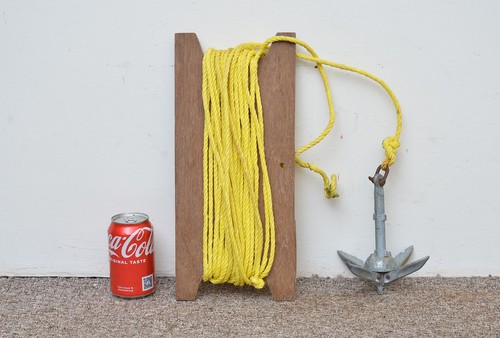 Used four prong grapnel - used,