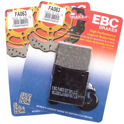 Ebc fa063 organic brake pads - ebc,