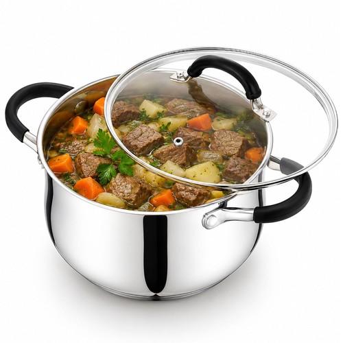 Stock pot 7l - stock, stainless