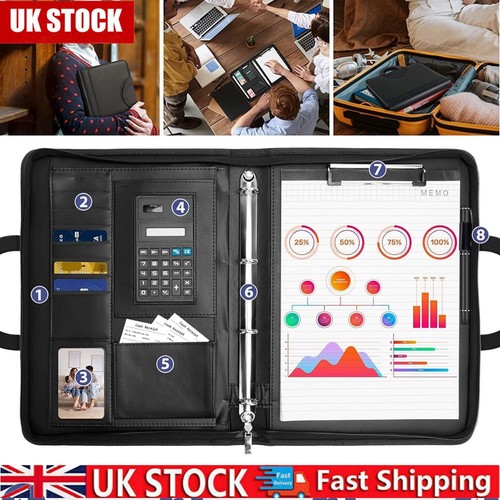 Zipped conference folder pu - a4,