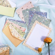 6Pcs Stationery Letter Paper 3Pcs Envelopes Set Set for Writing Letters Poem