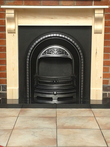 Fire surround with - corbels, /