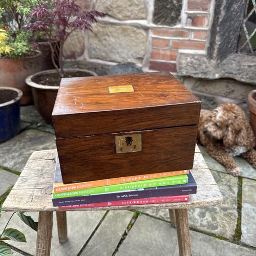 Vintage antique writing - antique, box