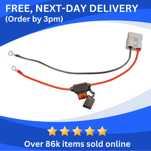Fused battery lead for - lead,