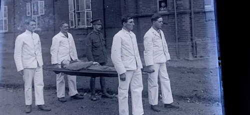 Glass negative photo - photo, army