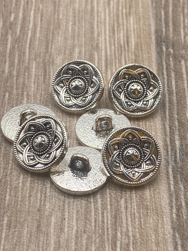 Shank buttons 15mm antique - 15mm,