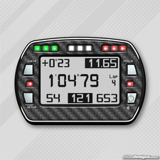 CARBON FIBRE LOOK GEL STICKER