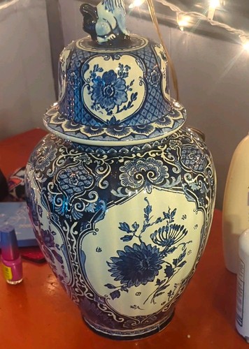 Vintage delft blue - 18”,