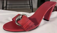 Gucci Hibiscus Red Leather