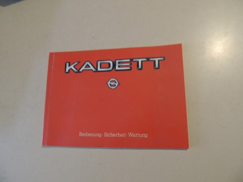 01.1984 operating instructions